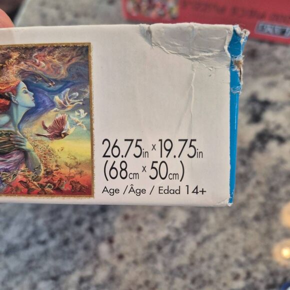 Buffalo Games Josephine Wall Glitter Edition Spirit of Flight 1000 pc Jigsaw Puz - Picture 5 of 10